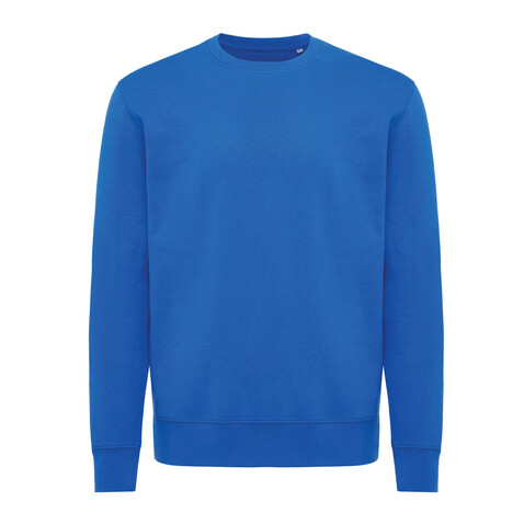 IQONIQ Etosha Lightweight Sweater aus recycelter Baumwolle Königsblau bedrucken, Art.-Nr. T9303.025.XXL