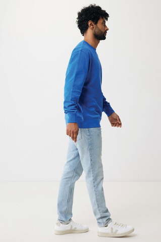 IQONIQ Etosha Lightweight Sweater aus recycelter Baumwolle Königsblau bedrucken, Art.-Nr. T9303.025.XXL