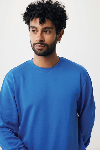 IQONIQ Etosha Lightweight Sweater aus recycelter Baumwolle Königsblau bedrucken, Art.-Nr. T9303.025.XXL