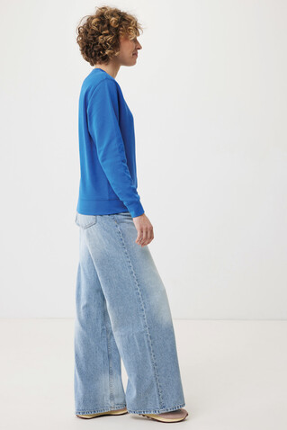 IQONIQ Etosha Lightweight Sweater aus recycelter Baumwolle Königsblau bedrucken, Art.-Nr. T9303.025.XXL