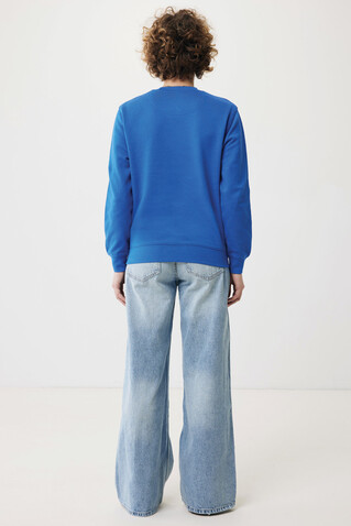 IQONIQ Etosha Lightweight Sweater aus recycelter Baumwolle Königsblau bedrucken, Art.-Nr. T9303.025.XXL