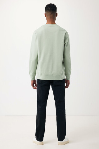 IQONIQ Etosha Lightweight Sweater aus recycelter Baumwolle Iceberg green bedrucken, Art.-Nr. T9303.023.XXXL