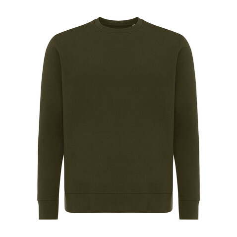 IQONIQ Etosha Lightweight Sweater aus recycelter Baumwolle khaki bedrucken, Art.-Nr. T9303.020.M IQONIQ Etosha Lightweight Sweater aus recycelter Baumwolle khaki bedrucken, Art.-Nr. T9303.020.M