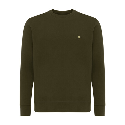 IQONIQ Etosha Lightweight Sweater aus recycelter Baumwolle khaki bedrucken, Art.-Nr. T9303.020.M IQONIQ Etosha Lightweight Sweater aus recycelter Baumwolle khaki bedrucken, Art.-Nr. T9303.020.M