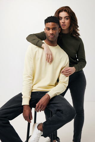 IQONIQ Etosha Lightweight Sweater aus recycelter Baumwolle khaki bedrucken, Art.-Nr. T9303.020.M IQONIQ Etosha Lightweight Sweater aus recycelter Baumwolle khaki bedrucken, Art.-Nr. T9303.020.M