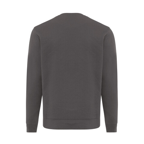 IQONIQ Etosha Lightweight Sweater aus recycelter Baumwolle anthrazit bedrucken, Art.-Nr. T9303.019.XS