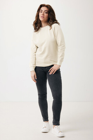 IQONIQ Etosha Lightweight Sweater aus recycelter Baumwolle natural raw bedrucken, Art.-Nr. T9303.018.XS