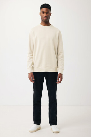IQONIQ Etosha Lightweight Sweater aus recycelter Baumwolle natural raw bedrucken, Art.-Nr. T9303.018.XS