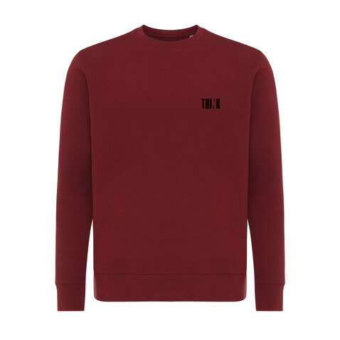 IQONIQ Etosha Lightweight Sweater aus recycelter Baumwolle burgunderrot bedrucken, Art.-Nr. T9303.007.XL IQONIQ Etosha Lightweight Sweater aus recycelter Baumwolle burgunderrot bedrucken, Art.-Nr. T9303.007.XL