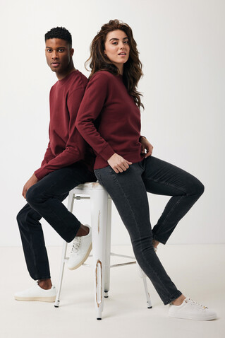 IQONIQ Etosha Lightweight Sweater aus recycelter Baumwolle burgunderrot bedrucken, Art.-Nr. T9303.007.XL IQONIQ Etosha Lightweight Sweater aus recycelter Baumwolle burgunderrot bedrucken, Art.-Nr. T9303.007.XL