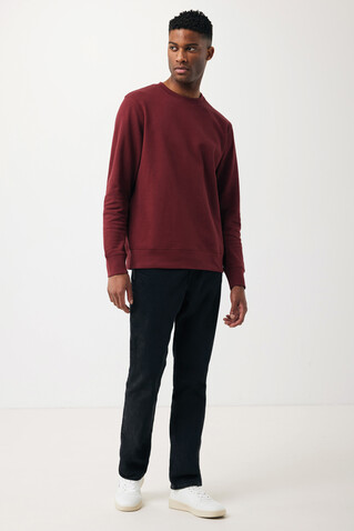 IQONIQ Etosha Lightweight Sweater aus recycelter Baumwolle burgunderrot bedrucken, Art.-Nr. T9303.007.XL IQONIQ Etosha Lightweight Sweater aus recycelter Baumwolle burgunderrot bedrucken, Art.-Nr. T9303.007.XL