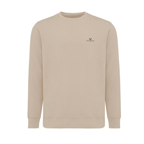 IQONIQ Etosha Lightweight Sweater aus recycelter Baumwolle desert bedrucken, Art.-Nr. T9303.006.S