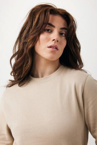 IQONIQ Etosha Lightweight Sweater aus recycelter Baumwolle desert bedrucken, Art.-Nr. T9303.006.S