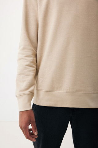 IQONIQ Etosha Lightweight Sweater aus recycelter Baumwolle desert bedrucken, Art.-Nr. T9303.006.S