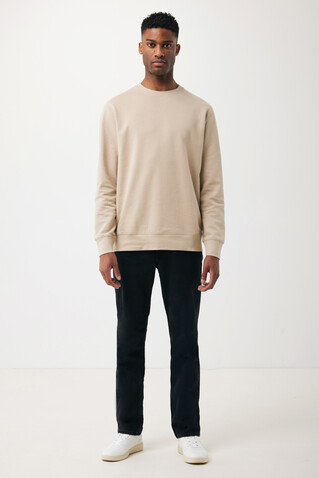 IQONIQ Etosha Lightweight Sweater aus recycelter Baumwolle desert bedrucken, Art.-Nr. T9303.006.S