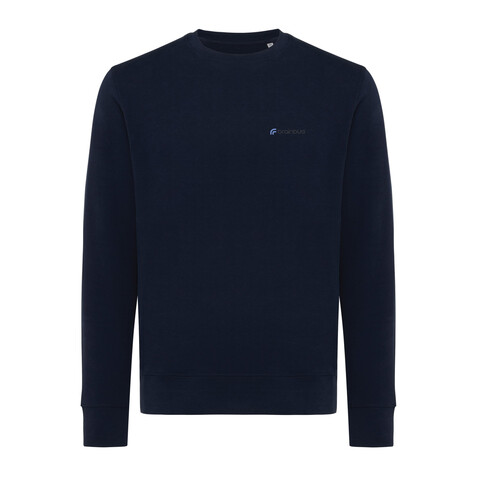 IQONIQ Etosha Lightweight Sweater aus recycelter Baumwolle navy blau bedrucken, Art.-Nr. T9303.002.XXL IQONIQ Etosha Lightweight Sweater aus recycelter Baumwolle navy blau bedrucken, Art.-Nr. T9303.002.XXL