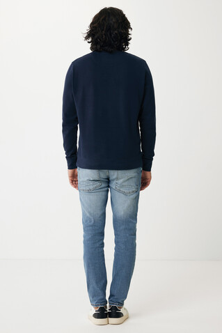 IQONIQ Etosha Lightweight Sweater aus recycelter Baumwolle navy blau bedrucken, Art.-Nr. T9303.002.XXL IQONIQ Etosha Lightweight Sweater aus recycelter Baumwolle navy blau bedrucken, Art.-Nr. T9303.002.XXL