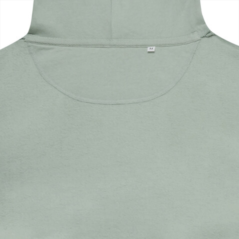 IQONIQ Jasper Hoodie aus recycelter Baumwolle Iceberg green bedrucken, Art.-Nr. T9400.023.XXXL