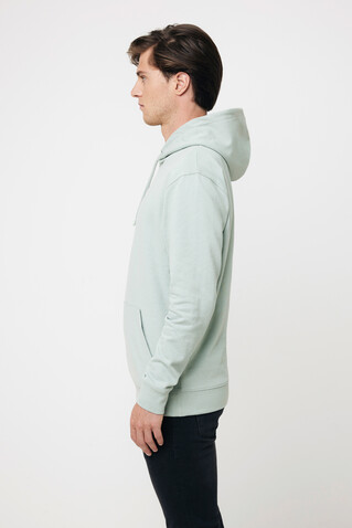 IQONIQ Jasper Hoodie aus recycelter Baumwolle Iceberg green bedrucken, Art.-Nr. T9400.023.XXXL