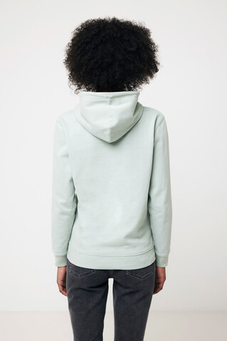 IQONIQ Jasper Hoodie aus recycelter Baumwolle Iceberg green bedrucken, Art.-Nr. T9400.023.XXXL