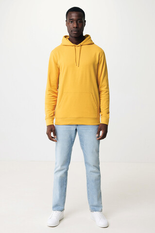 IQONIQ Jasper Hoodie aus recycelter Baumwolle ochre yellow bedrucken, Art.-Nr. T9400.021.XXXL IQONIQ Jasper Hoodie aus recycelter Baumwolle ochre yellow bedrucken, Art.-Nr. T9400.021.XXXL