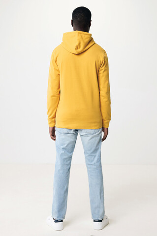 IQONIQ Jasper Hoodie aus recycelter Baumwolle ochre yellow bedrucken, Art.-Nr. T9400.021.XXXL IQONIQ Jasper Hoodie aus recycelter Baumwolle ochre yellow bedrucken, Art.-Nr. T9400.021.XXXL