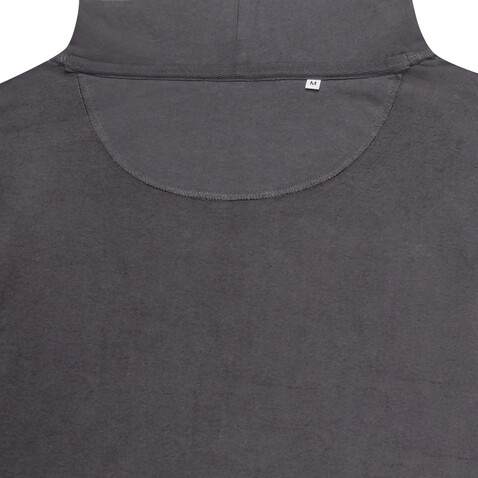 IQONIQ Jasper Hoodie aus recycelter Baumwolle anthrazit bedrucken, Art.-Nr. T9400.019.S