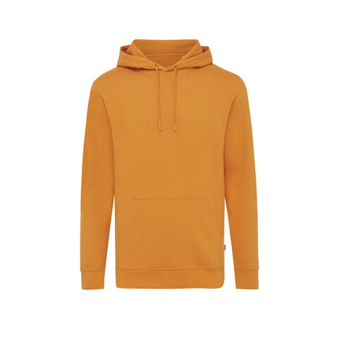 IQONIQ Jasper Hoodie aus recycelter Baumwolle sundial orange bedrucken, Art.-Nr. T9400.012.XXS