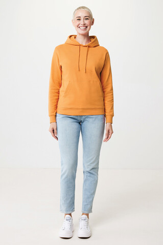 IQONIQ Jasper Hoodie aus recycelter Baumwolle sundial orange bedrucken, Art.-Nr. T9400.012.XXS