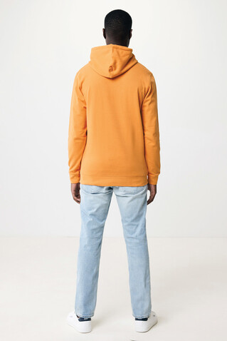 IQONIQ Jasper Hoodie aus recycelter Baumwolle sundial orange bedrucken, Art.-Nr. T9400.012.XXS