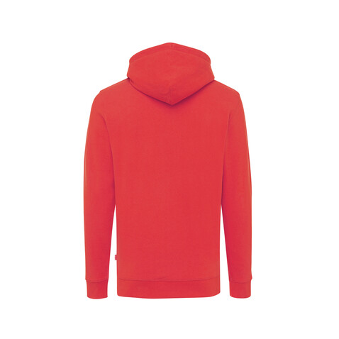 IQONIQ Jasper Hoodie aus recycelter Baumwolle luscious red bedrucken, Art.-Nr. T9400.008.S