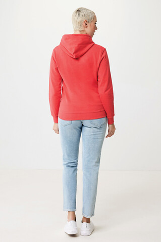 IQONIQ Jasper Hoodie aus recycelter Baumwolle luscious red bedrucken, Art.-Nr. T9400.008.S