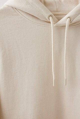 IQONIQ Torres ungefärbter Hoodie aus recycelter Baumwolle natural raw bedrucken, Art.-Nr. T9401.018.5XL
