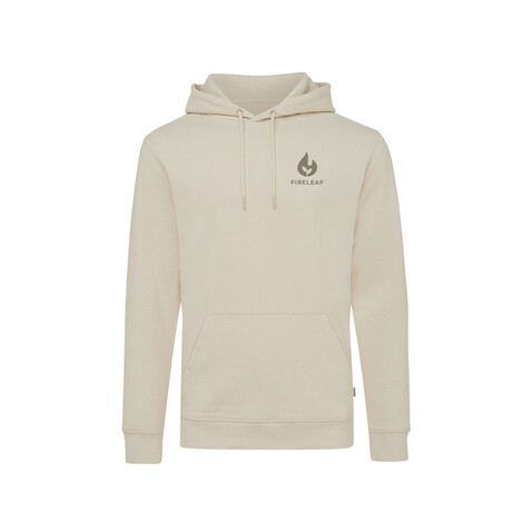 IQONIQ Torres ungefärbter Hoodie aus recycelter Baumwolle natural raw bedrucken, Art.-Nr. T9401.018.5XL