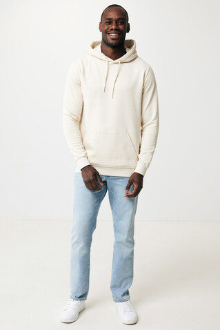 IQONIQ Torres ungefärbter Hoodie aus recycelter Baumwolle natural raw bedrucken, Art.-Nr. T9401.018.5XL