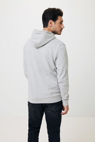 IQONIQ Torres ungefärbter Hoodie aus recycelter Baumwolle heather grey bedrucken, Art.-Nr. T9401.013.XL