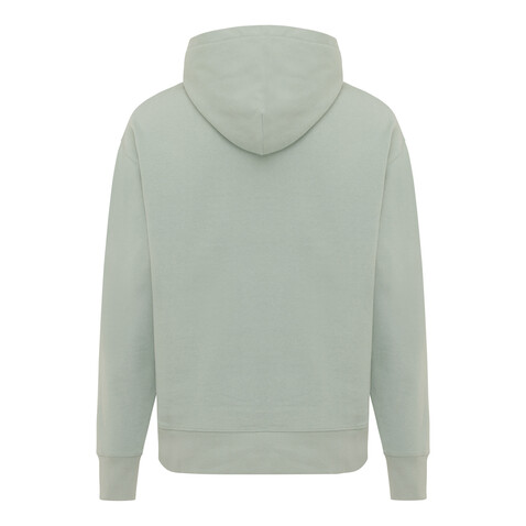 IQONIQ Yoho Relax-Hoodie aus recycelter Baumwolle Iceberg green bedrucken, Art.-Nr. T9402.023.XXL
