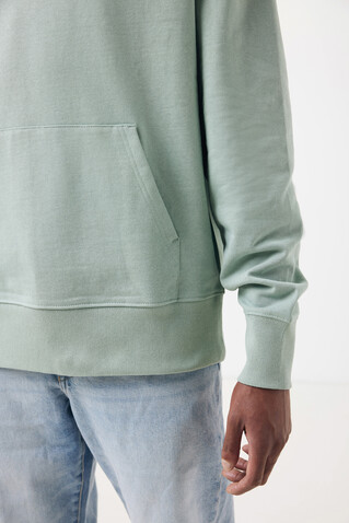 IQONIQ Yoho Relax-Hoodie aus recycelter Baumwolle Iceberg green bedrucken, Art.-Nr. T9402.023.XXL