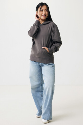 IQONIQ Yoho Relax-Hoodie aus recycelter Baumwolle anthrazit bedrucken, Art.-Nr. T9402.019.XS IQONIQ Yoho Relax-Hoodie aus recycelter Baumwolle anthrazit bedrucken, Art.-Nr. T9402.019.XS