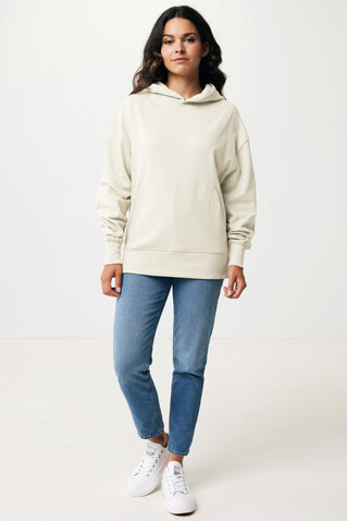 IQONIQ Yoho Relax-Hoodie aus recycelter Baumwolle natural raw bedrucken, Art.-Nr. T9402.018.XL