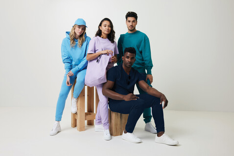 IQONIQ Yoho Relax-Hoodie aus recycelter Baumwolle lavender bedrucken, Art.-Nr. T9402.011.XXS IQONIQ Yoho Relax-Hoodie aus recycelter Baumwolle lavender bedrucken, Art.-Nr. T9402.011.XXS