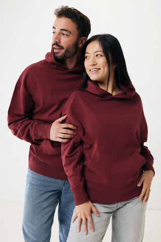 IQONIQ Yoho Relax-Hoodie aus recycelter Baumwolle burgunderrot bedrucken, Art.-Nr. T9402.007.M IQONIQ Yoho Relax-Hoodie aus recycelter Baumwolle burgunderrot bedrucken, Art.-Nr. T9402.007.M