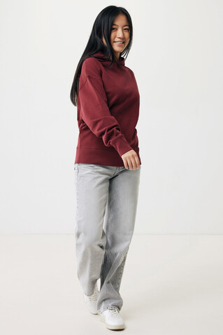 IQONIQ Yoho Relax-Hoodie aus recycelter Baumwolle burgunderrot bedrucken, Art.-Nr. T9402.007.M IQONIQ Yoho Relax-Hoodie aus recycelter Baumwolle burgunderrot bedrucken, Art.-Nr. T9402.007.M