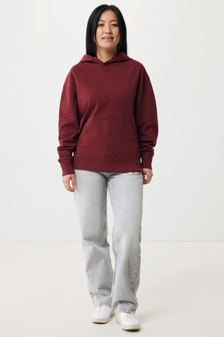 IQONIQ Yoho Relax-Hoodie aus recycelter Baumwolle burgunderrot bedrucken, Art.-Nr. T9402.007.M IQONIQ Yoho Relax-Hoodie aus recycelter Baumwolle burgunderrot bedrucken, Art.-Nr. T9402.007.M
