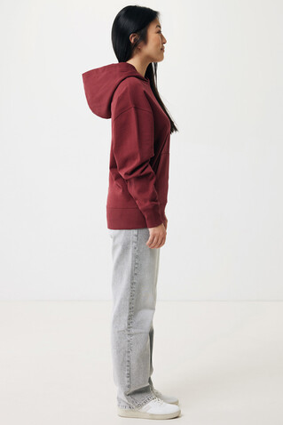 IQONIQ Yoho Relax-Hoodie aus recycelter Baumwolle burgunderrot bedrucken, Art.-Nr. T9402.007.M IQONIQ Yoho Relax-Hoodie aus recycelter Baumwolle burgunderrot bedrucken, Art.-Nr. T9402.007.M