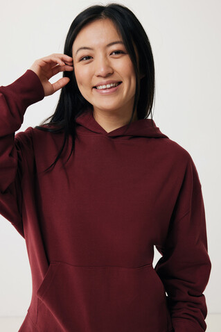 IQONIQ Yoho Relax-Hoodie aus recycelter Baumwolle burgunderrot bedrucken, Art.-Nr. T9402.007.M IQONIQ Yoho Relax-Hoodie aus recycelter Baumwolle burgunderrot bedrucken, Art.-Nr. T9402.007.M
