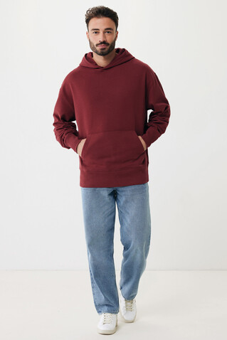 IQONIQ Yoho Relax-Hoodie aus recycelter Baumwolle burgunderrot bedrucken, Art.-Nr. T9402.007.M IQONIQ Yoho Relax-Hoodie aus recycelter Baumwolle burgunderrot bedrucken, Art.-Nr. T9402.007.M