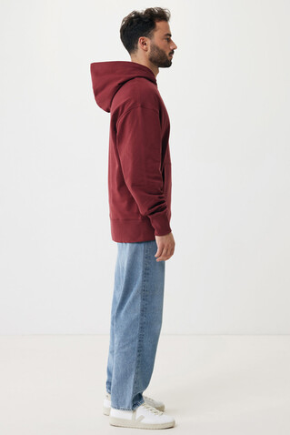 IQONIQ Yoho Relax-Hoodie aus recycelter Baumwolle burgunderrot bedrucken, Art.-Nr. T9402.007.M IQONIQ Yoho Relax-Hoodie aus recycelter Baumwolle burgunderrot bedrucken, Art.-Nr. T9402.007.M