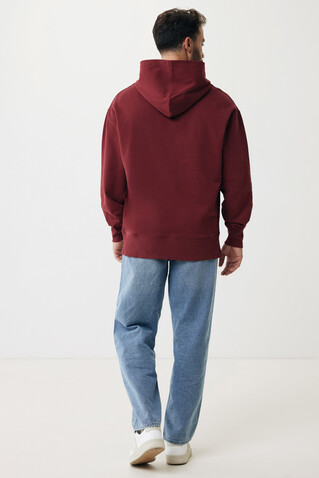 IQONIQ Yoho Relax-Hoodie aus recycelter Baumwolle burgunderrot bedrucken, Art.-Nr. T9402.007.M IQONIQ Yoho Relax-Hoodie aus recycelter Baumwolle burgunderrot bedrucken, Art.-Nr. T9402.007.M