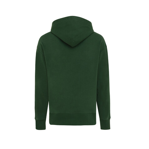 IQONIQ Yoho Relax-Hoodie aus recycelter Baumwolle forest green bedrucken, Art.-Nr. T9402.005.XXXL